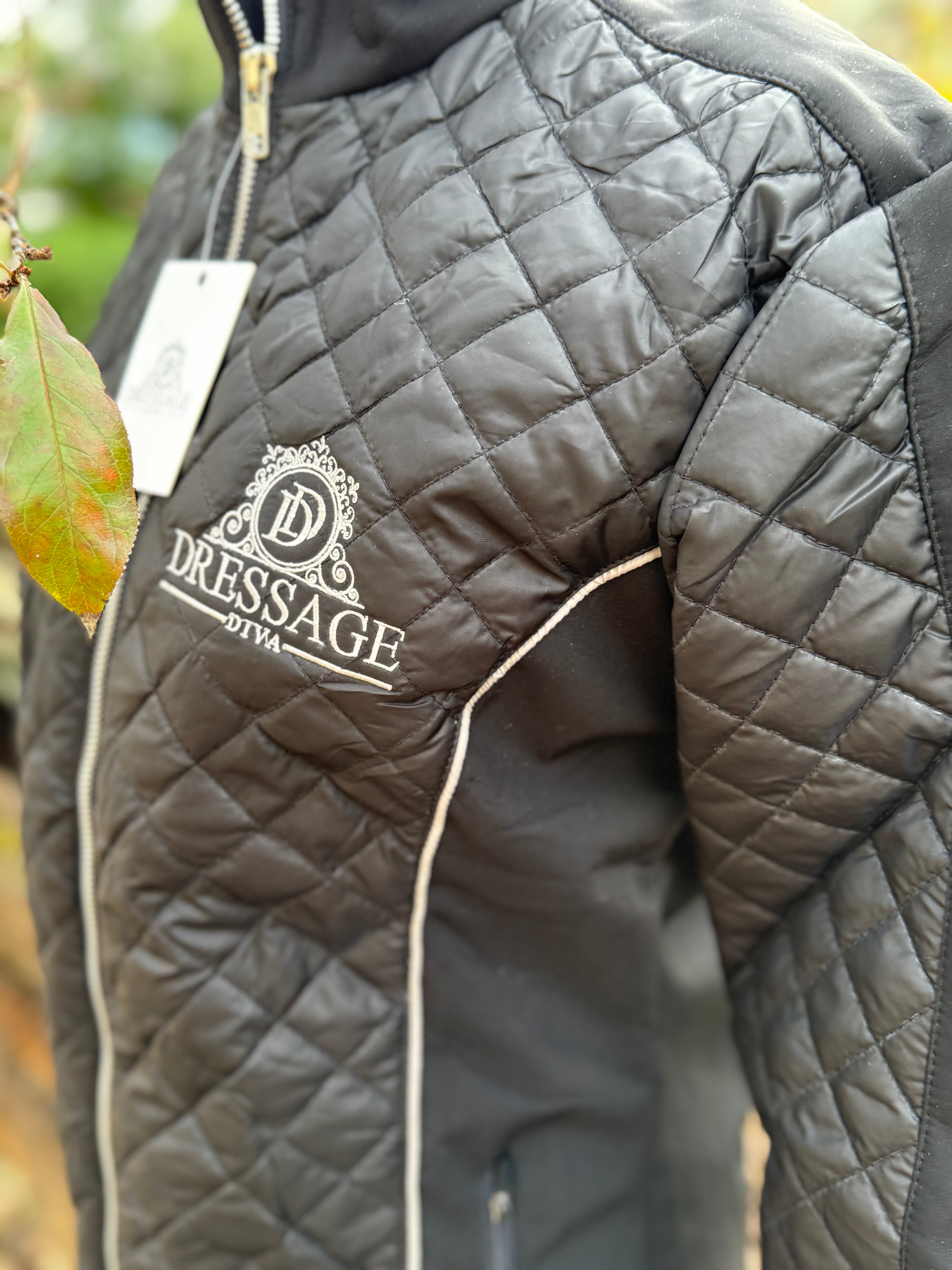 Equestrian Jacket -Quilted winter jacket with side pockets